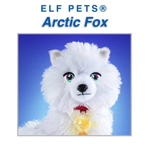 COPY - ELF PETS Arctic Fox Plush Toy Elf on the Shelf Santa Claus North Pole - Picture 3 of 9